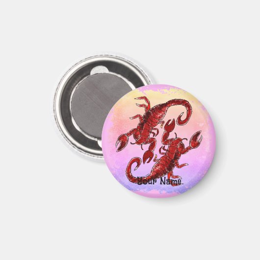 Aimant Danse Scorpion (Recto/Verso)