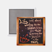 Aimant Danse sous la pluie, La Vie Cite Expressions (Recto/Verso)