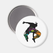 Aimant Danse Tribale Africaine (Recto/Verso)