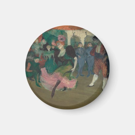 Aimant Danser le Bolero - Peinture Toulouse-Lautrec (Devant)