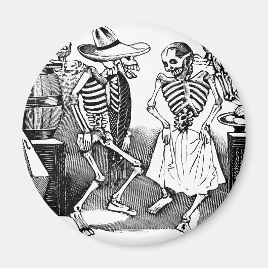 Aimant "Danser le Jarabe dans l'autre monde" (Devant)