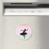 Aimant Danser parmi les étoiles - coucher de soleil rose (In Situ (Lave-vaisselle))