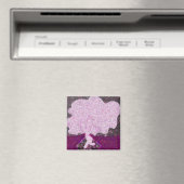 Aimant Danser parties scintillant d'arbre rose Tu B'Shvat (In Situ (Lave-vaisselle))