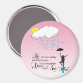 Aimant Danser sous la pluie (Recto/Verso)