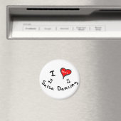 Aimant Danses de salsa - I Heart Salsa Dancing (In Situ (Lave-vaisselle))