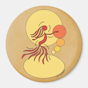 Aimant Danseur Abstrait