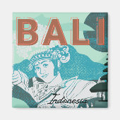 Aimant Danseur balinais Bali (Devant)