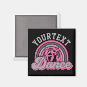 Aimant Danseur de ballet AJOUTER DU TEXTE Danse classique (Recto/Verso)