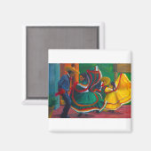 Aimant Danseur de ballet folklorique mexicain (Recto/Verso)