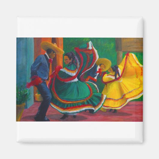 Aimant Danseur de ballet folklorique mexicain (Devant)