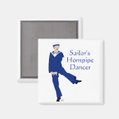 Aimant Danseur de cornemuse (Recto/Verso)