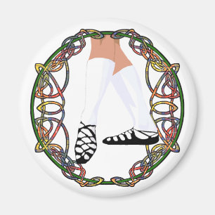 Aimant Danseur de Soft Shoe - Entrelacs celtiques