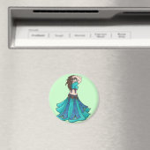 Aimant Danseur de ventre de la reine Beledi (In Situ (Lave-vaisselle))