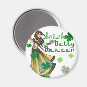 Aimant Danseur du ventre irlandais (Recto/Verso)