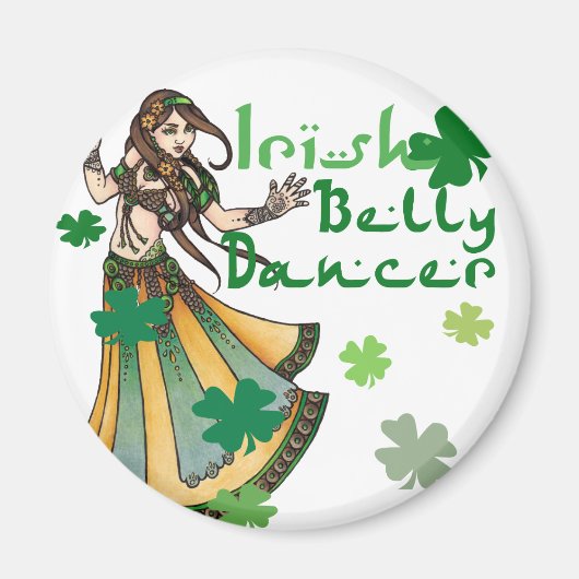 Aimant Danseur du ventre irlandais (Devant)