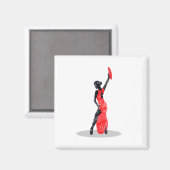 Aimant Danseur flamenco (Recto/Verso)