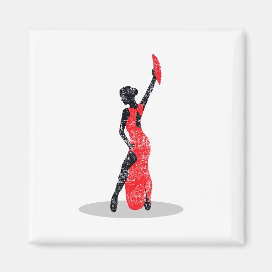 Aimant Danseur flamenco (Devant)