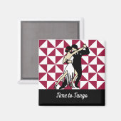 Aimant Danseurs de tango (Recto/Verso)