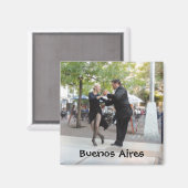 Aimant Danseurs de Tango à Plaza Dorrego (Recto/Verso)