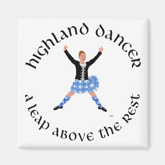 Aimant Danseurs des Highlands - Un Saut Au-Dessus du Rest (Devant)