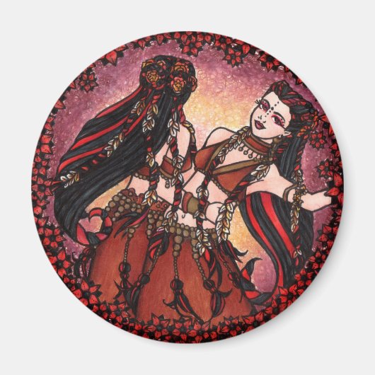 Aimant Danseurs du ventre de la tribu Gemini (Devant)
