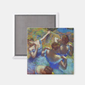 Aimant Danseurs en bleu, Edgar Degas (Recto/Verso)
