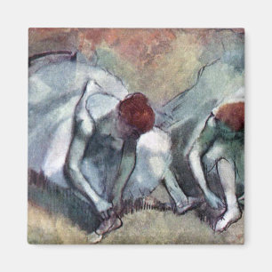 Aimant Danseurs Jouant Leurs Chaussures, Edgar Degas
