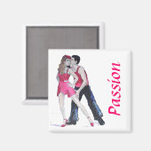 Aimant Danseurs Passionnés Venez Strictement Danser (Recto/Verso)