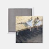 Aimant Danseurs Pratiquant au Barre, Edgar Degas (Recto/Verso)
