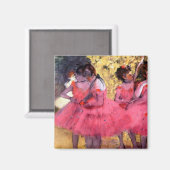 Aimant Danseurs Roses, Edgar Degas (Recto/Verso)