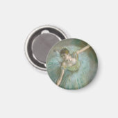 Aimant Danseuse dans Green Edgar Degas (Recto/Verso)