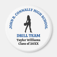Danseuse de l'équipe de drill de l'école secondair