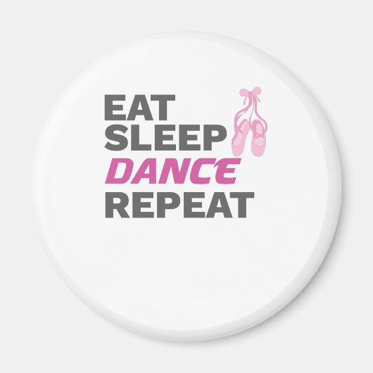 Aimant Danseuse pour danser Enseignant Manger Dormir Dans (Devant)
