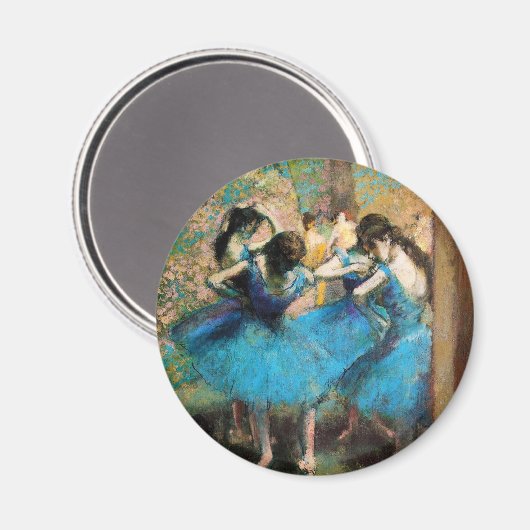 Aimant Danseuses Degas Blue (Recto/Verso)