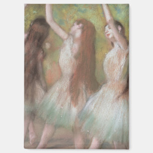 Aimant Danseuses Vertes par Edgar Degas, Art du Ballet Vi