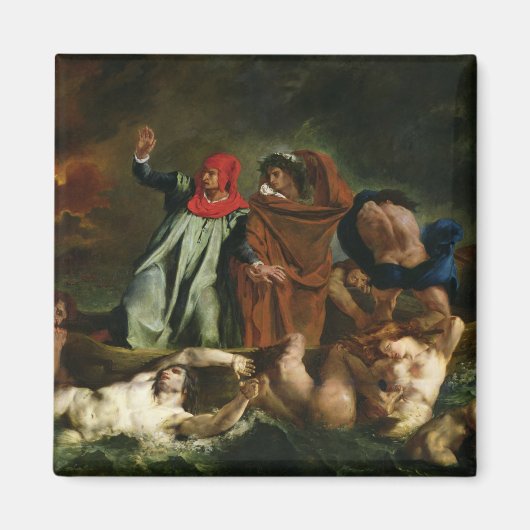 Aimant Dante et Virgile dans le monde souterrain, 1822 (Devant)