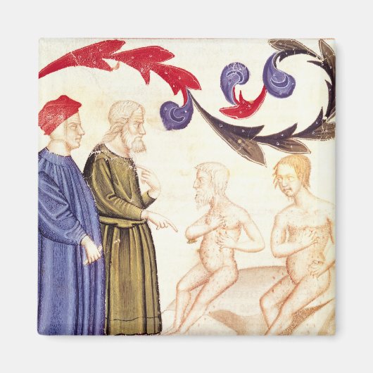 Aimant Dante, Virgile et la peste (Devant)