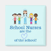 Aimant d'appréciation des infirmières de l'école (Devant)