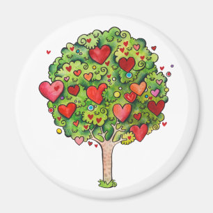 Aimant d'arbre d'amour