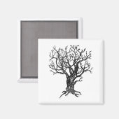 Aimant d'arbre hivernal (Recto/Verso)