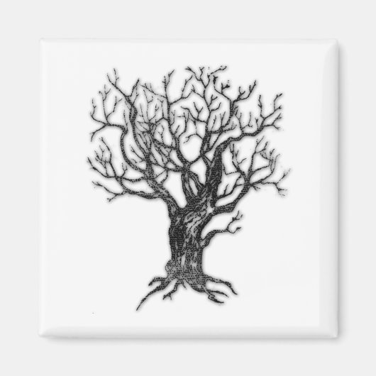 Aimant d'arbre hivernal (Devant)