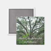 Aimant d'arbre paisible (Recto/Verso)