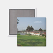 aimant d'architecture asiatique (Recto/Verso)