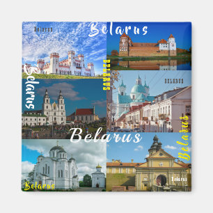 Aimant d'architecture de Minsk Grodno Mir Bélarus