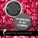 Aimant D'Arienzo est mon cardio Tanguero Argentine Tango<br><div class="desc">Cet aimant extraordinaire Tango fera savoir à tout le monde que vous vivez du tango argentin. Cela rend aussi parfait anniversaire,  Noël,  Saint Valentin ou cadeau de Fête des pères pour le toxicomane Tango. N'hésitez pas à acheter en vrac pour vos amis tango.</div>