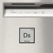 Aimant Darius Nom Chimie Élément Tableau Périodique (In Situ (Lave-vaisselle))