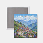 Aimant Darjeeling Inde (Recto/Verso)