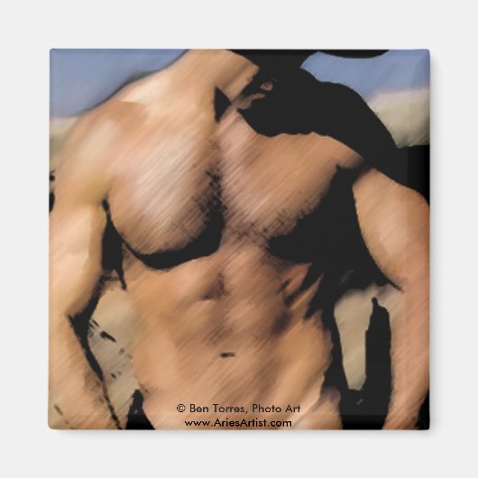 Aimant Dark Cowboy (Devant)