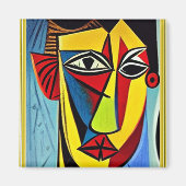 Aimant d'art abstrait (Devant)