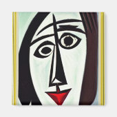 Aimant d'art abstrait (Devant)